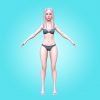 NEW RIGGED 3D CHARACTER! - FIORELLA- FEMALE BASE MESH
