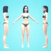 FEMALE BASE MESH -RYNA- NEW 3D RIGGED CHARACTER - Image 2